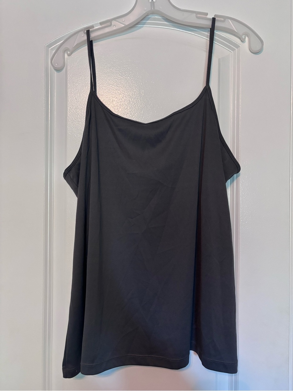 100% polyester APT9 Women's Black Spaghetti Strap Cami Top Size XL